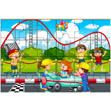 Hi5 toys 2 Sided Wooden Jigsaw Puzzle(36 pieces)