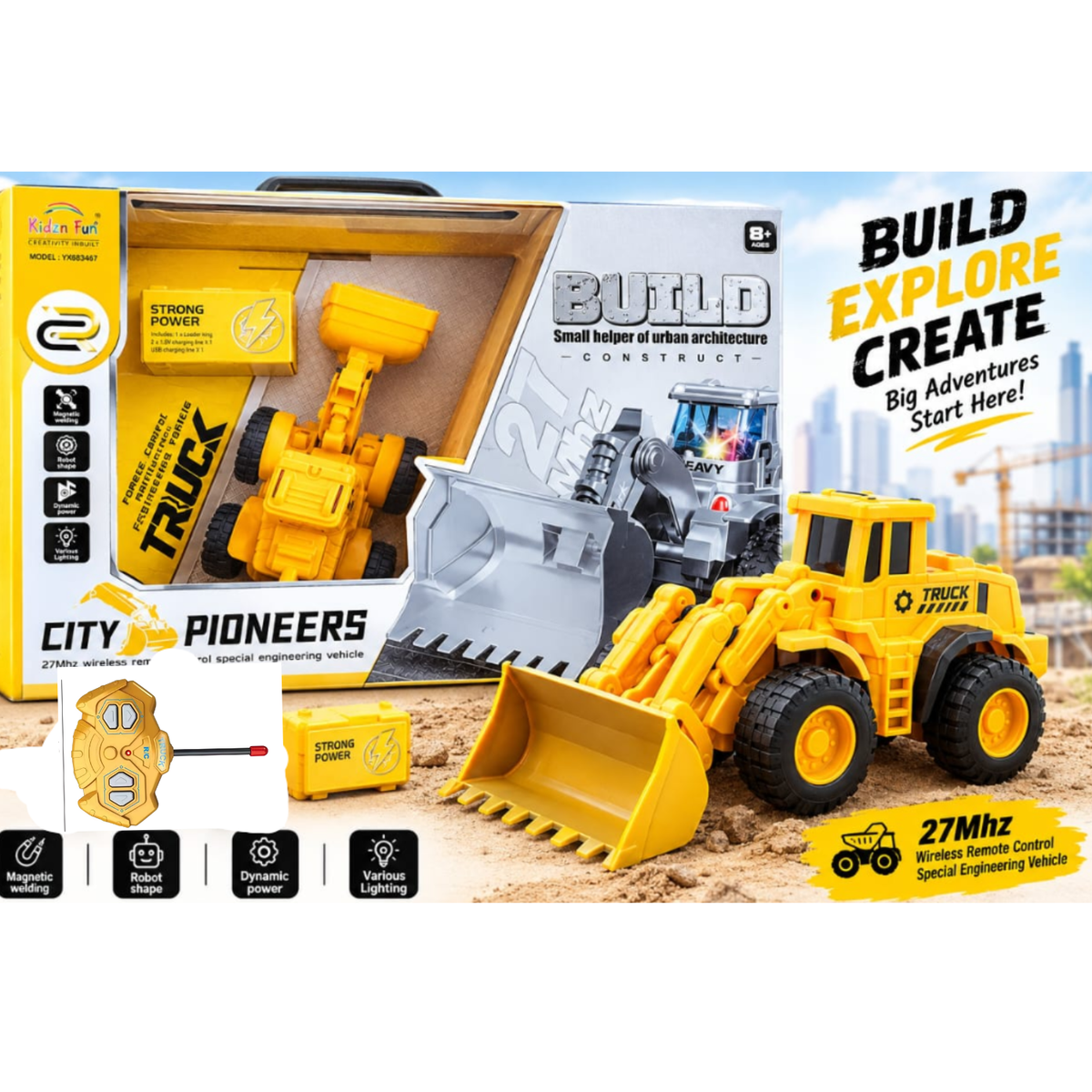 Jumbo Build RC construction truck