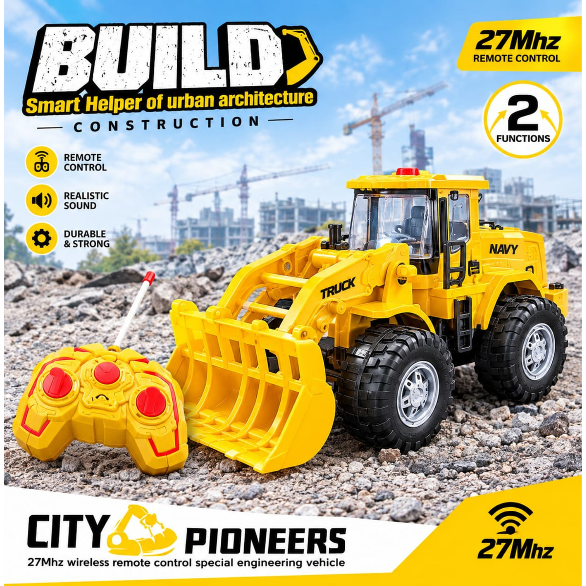 Jumbo Build RC construction truck