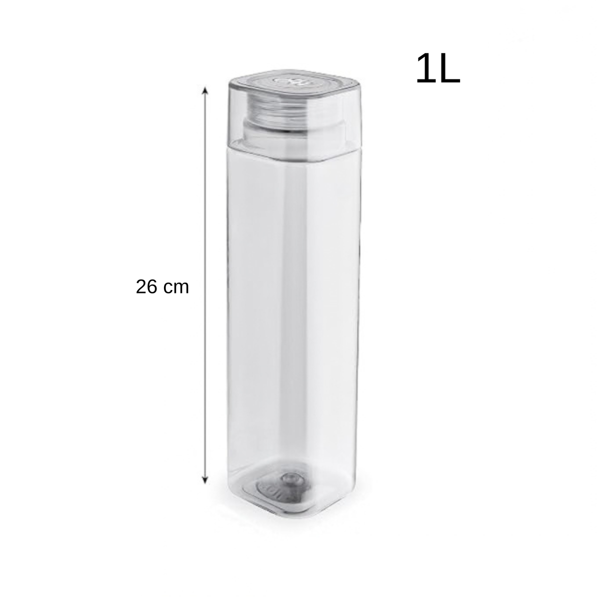 Transparent Square Shape Water Bottle(big)