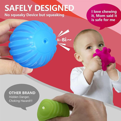 Squeezy Sensory balls set of 6pcs