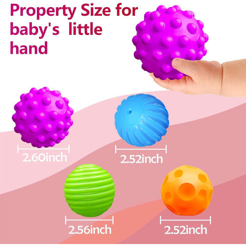 Squeezy Sensory balls set of 6pcs