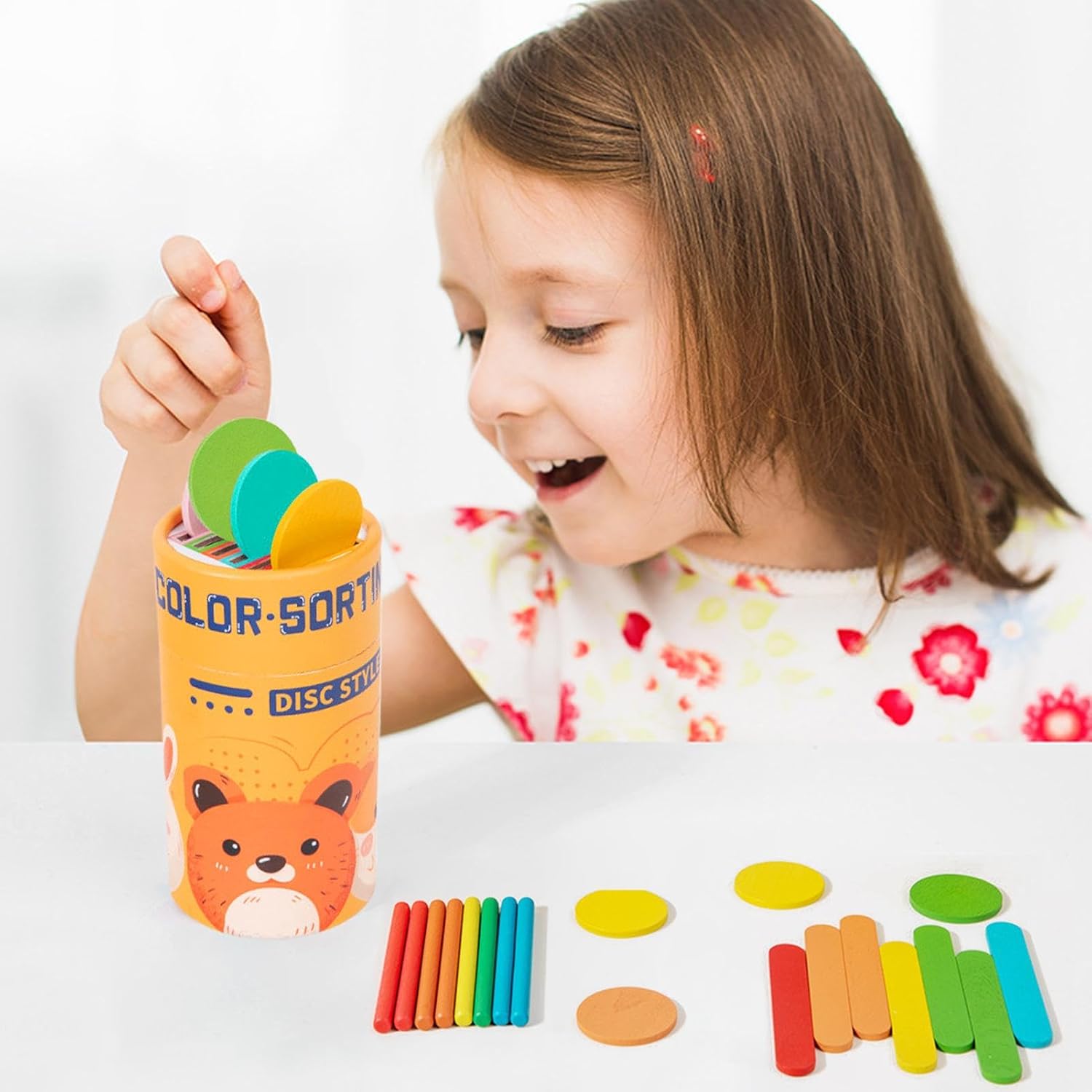 Color Sorting Bucket - Coins