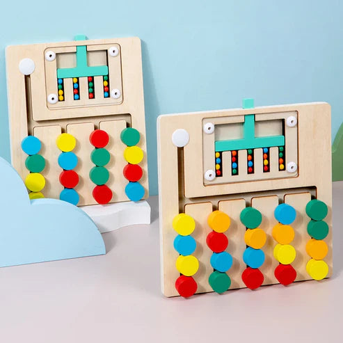 4 and 5 color logical maze game