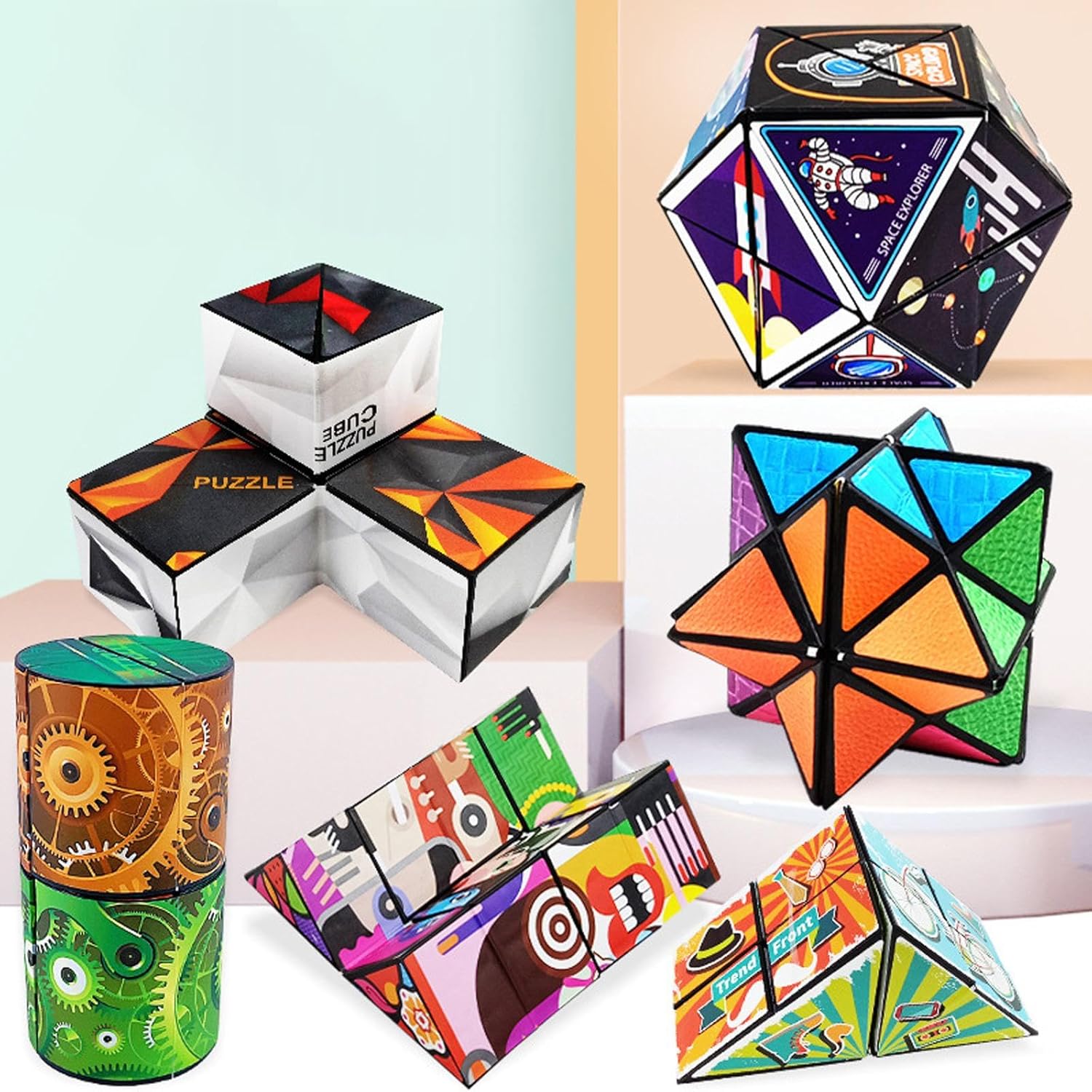 Magic Cube - 2 in 1 puzzle (small)