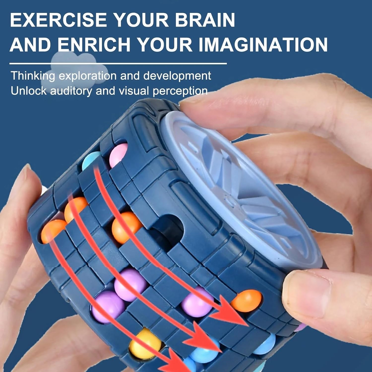 2 in 1 Magic Bean Puzzle Toy (1pc)