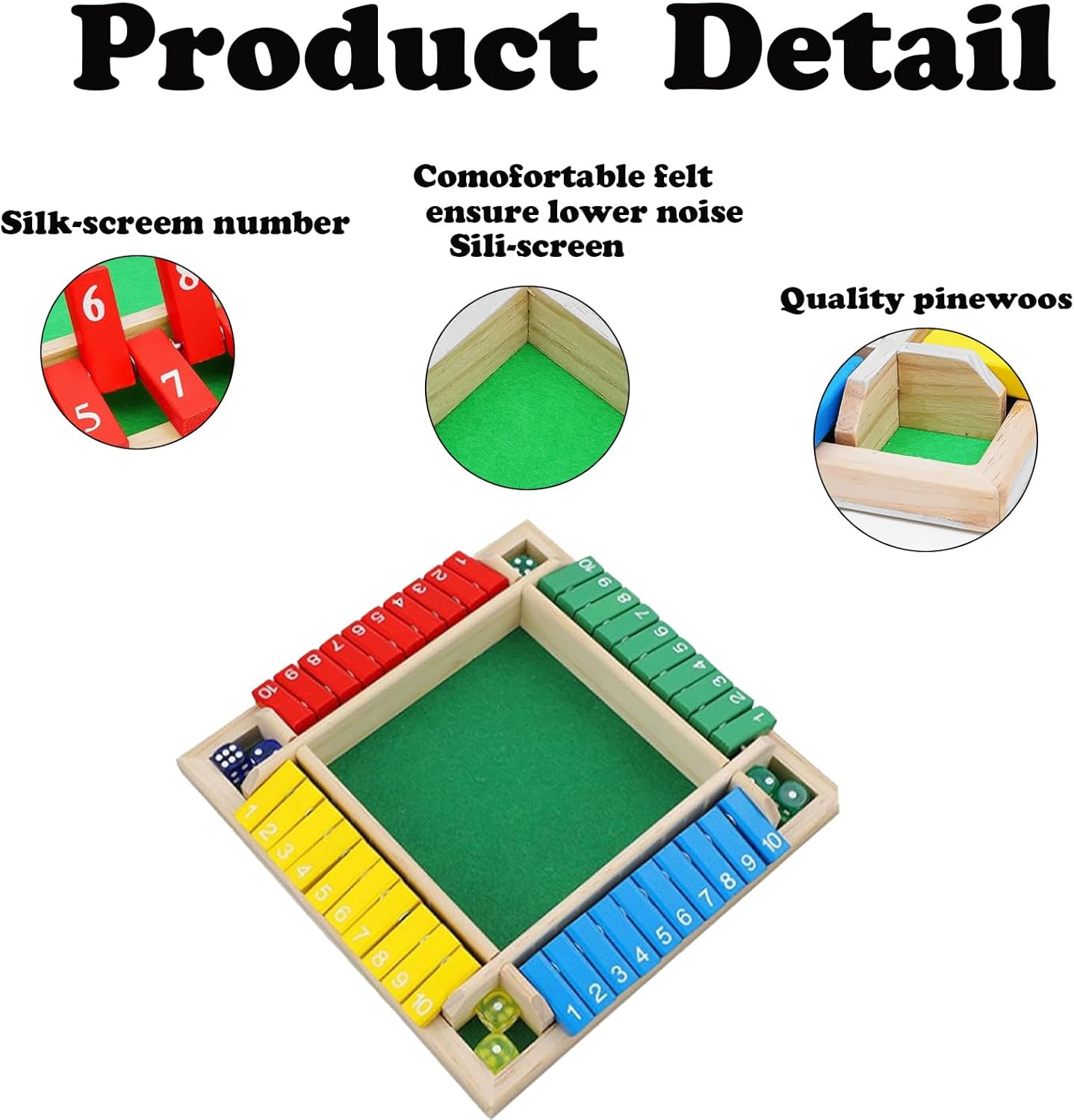Shut the Box Dice Game
