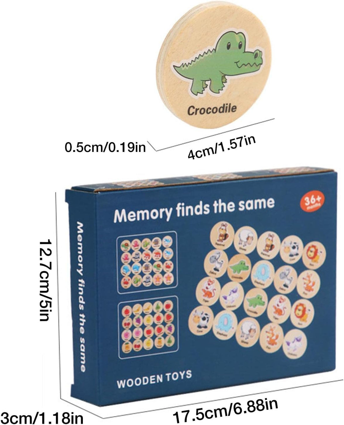 Wooden Memory Game