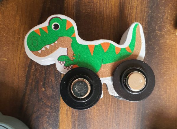 Animal Shaped Wooden Car (1pc)