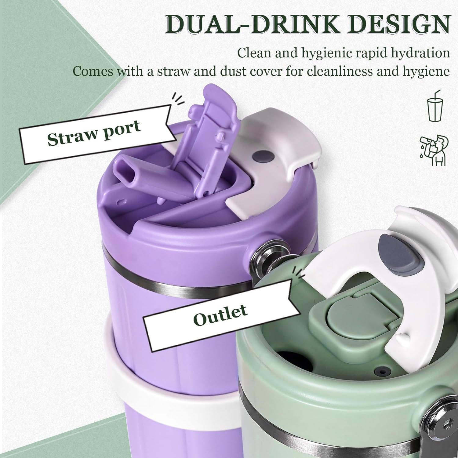 Premium Stainless Steel Tumbler (900ml) - 1pc