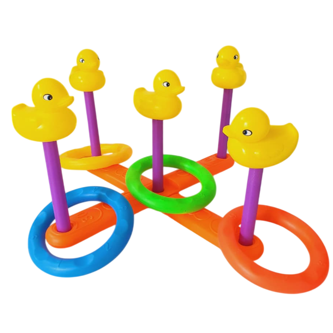Duck ring toss game