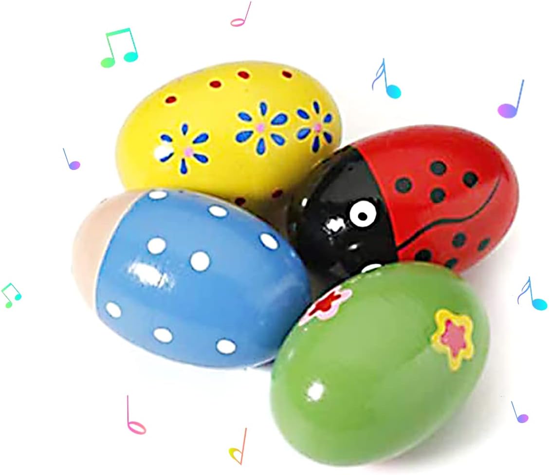 Wood Hand Shaker Egg (1pc)