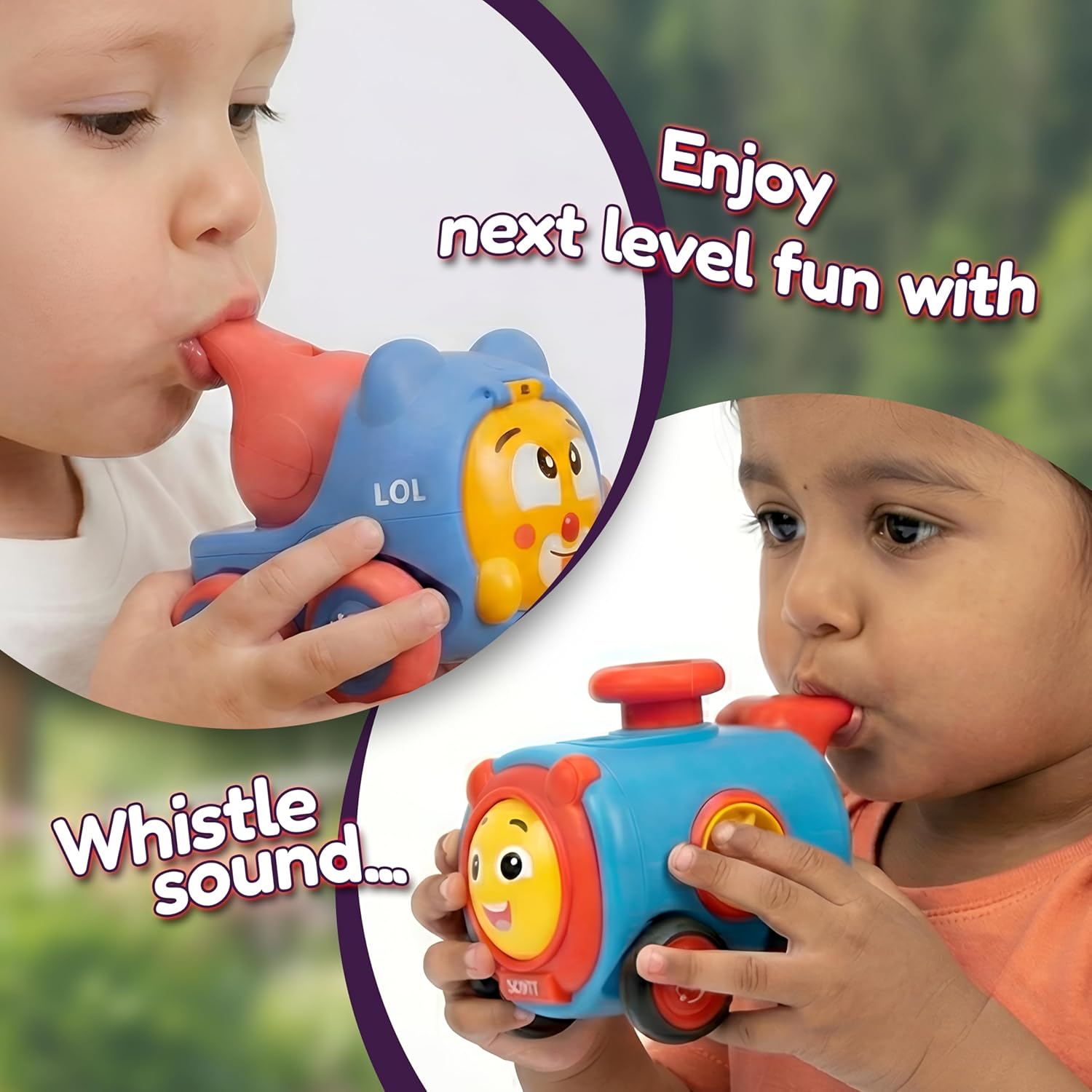 Express Push and Go Train Toy with WHISTLE