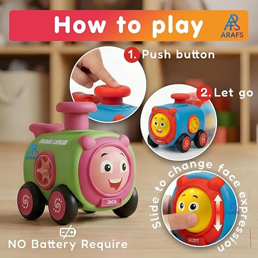 Express Push and Go Train Toy with WHISTLE