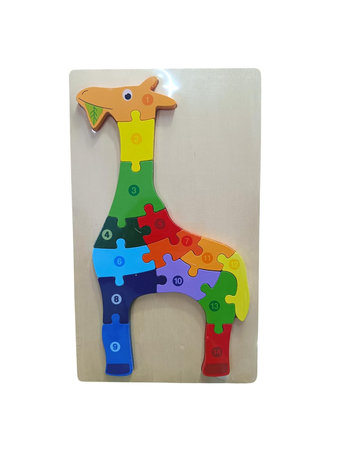 Jigsaw puzzle with number - Big