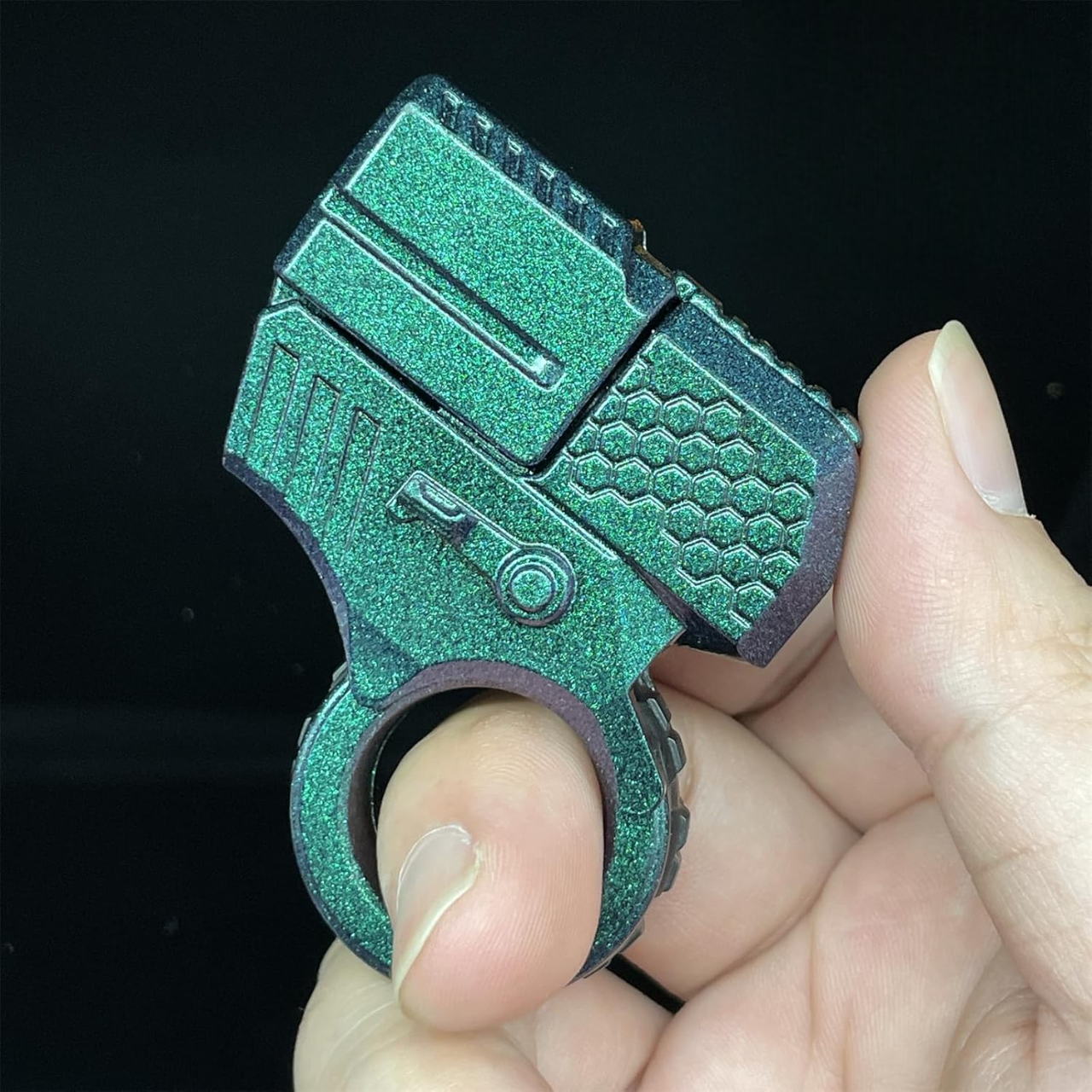 Gun Shape Fidget Metal Hand Spinner