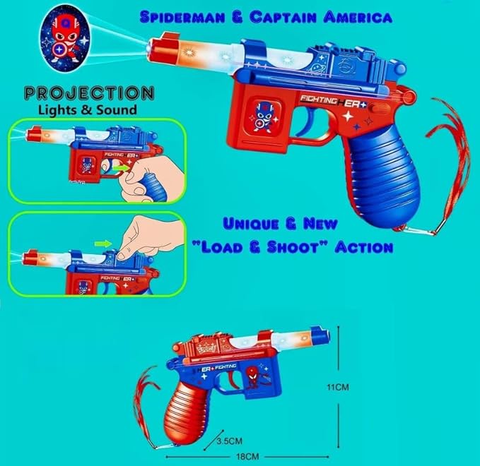 Pistol Gun with Image Projector
