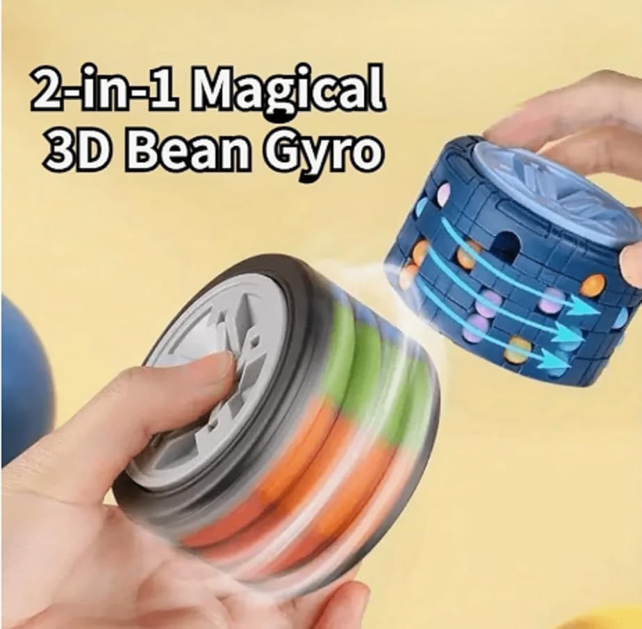 2 in 1 Magic Bean Puzzle Toy (1pc)