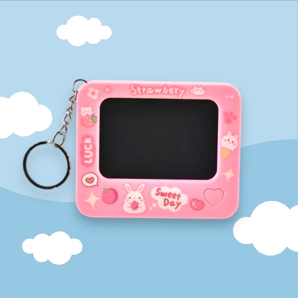 Mini LCD Writing Tablet Keychain
