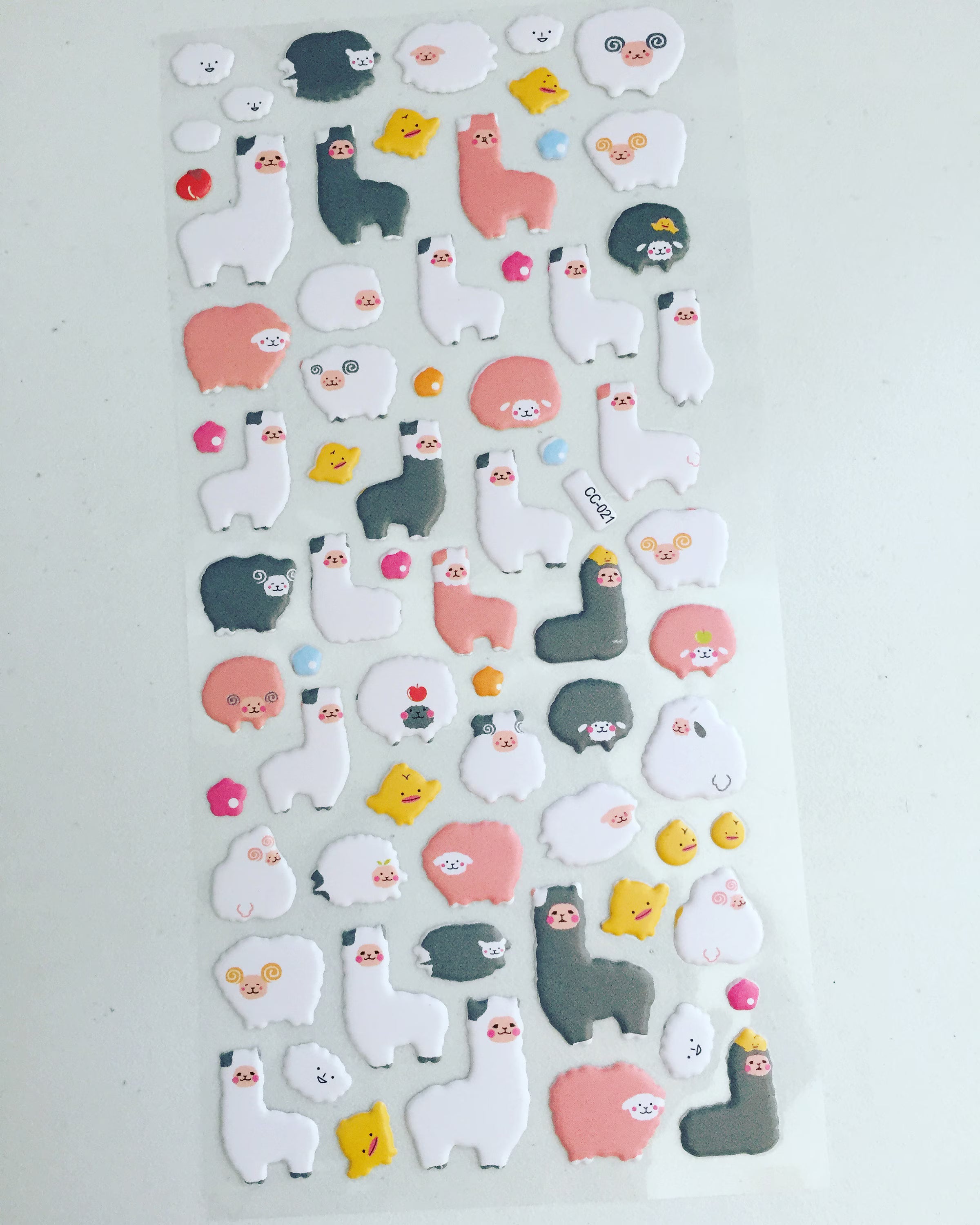 Puffy 3D Stickers set of any 3