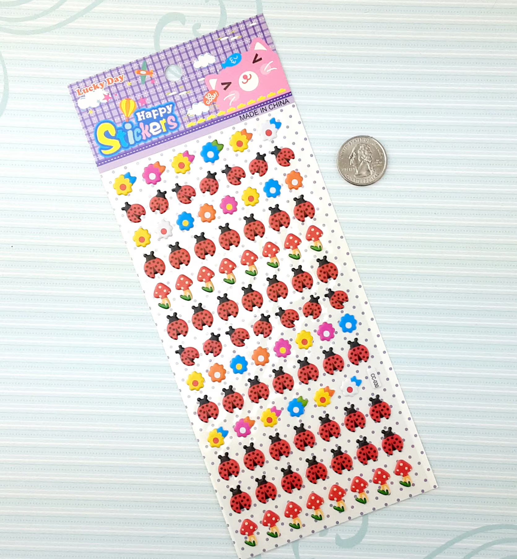 Puffy 3D Stickers set of any 3