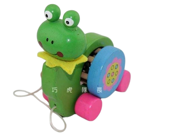 Wooden Musical Bell Pull Along Toy
