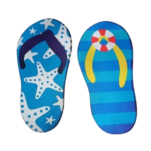 7D Slipper Shaped Anti skid Waterproof mat