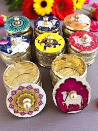 Handcrafted Brass Kumkum Box (1pc)