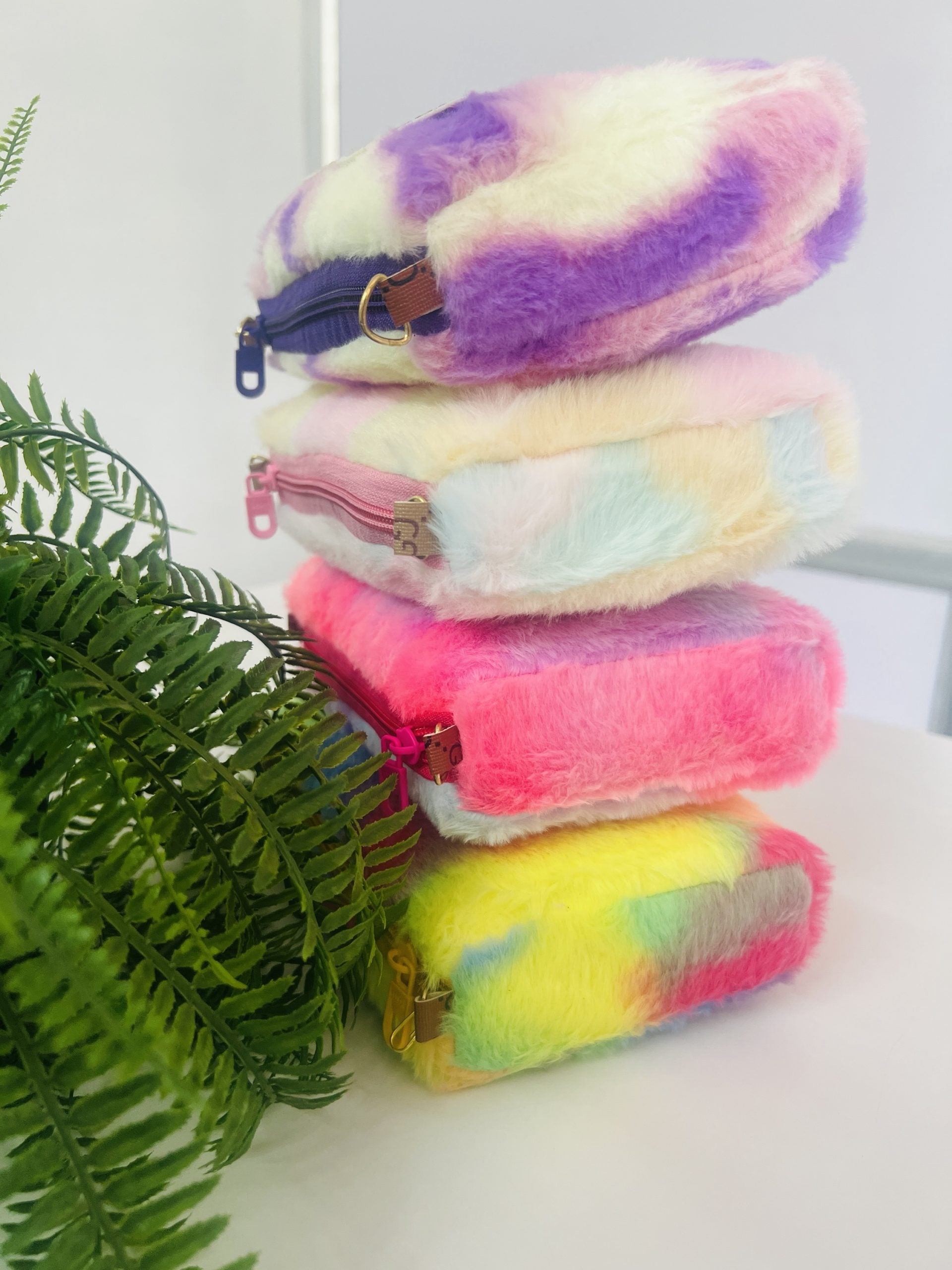 Girls Multicolor Fur Sling bag