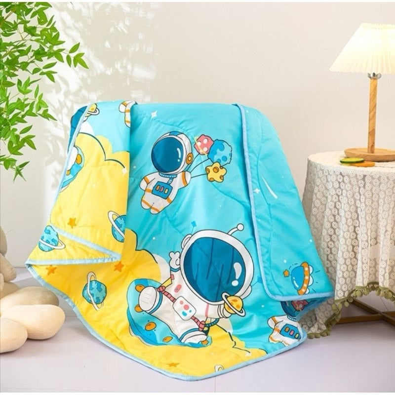 Cotton kids Blanket - Baby Quilt Toddlers Blanket