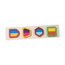 4 in 1 Seriation shape puzzle (1pc)