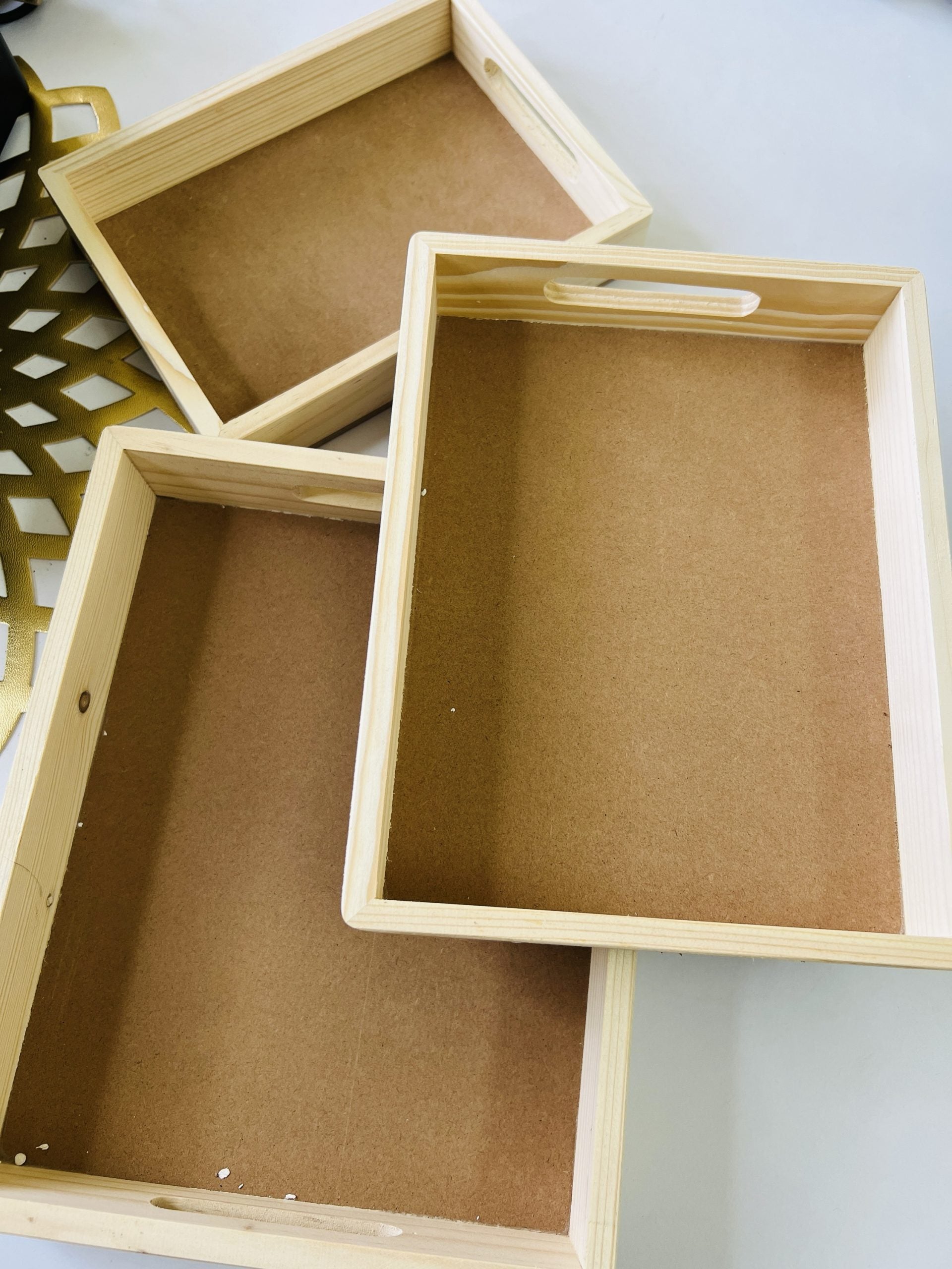 Set of 3 trays