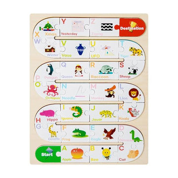 Wooden Jigsaw Puzzle Montessori Learning Toy