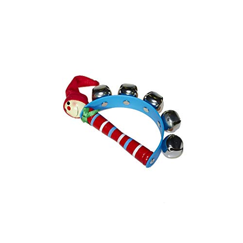 Wooden Jingle Ring Handbell Rattle (1pc)