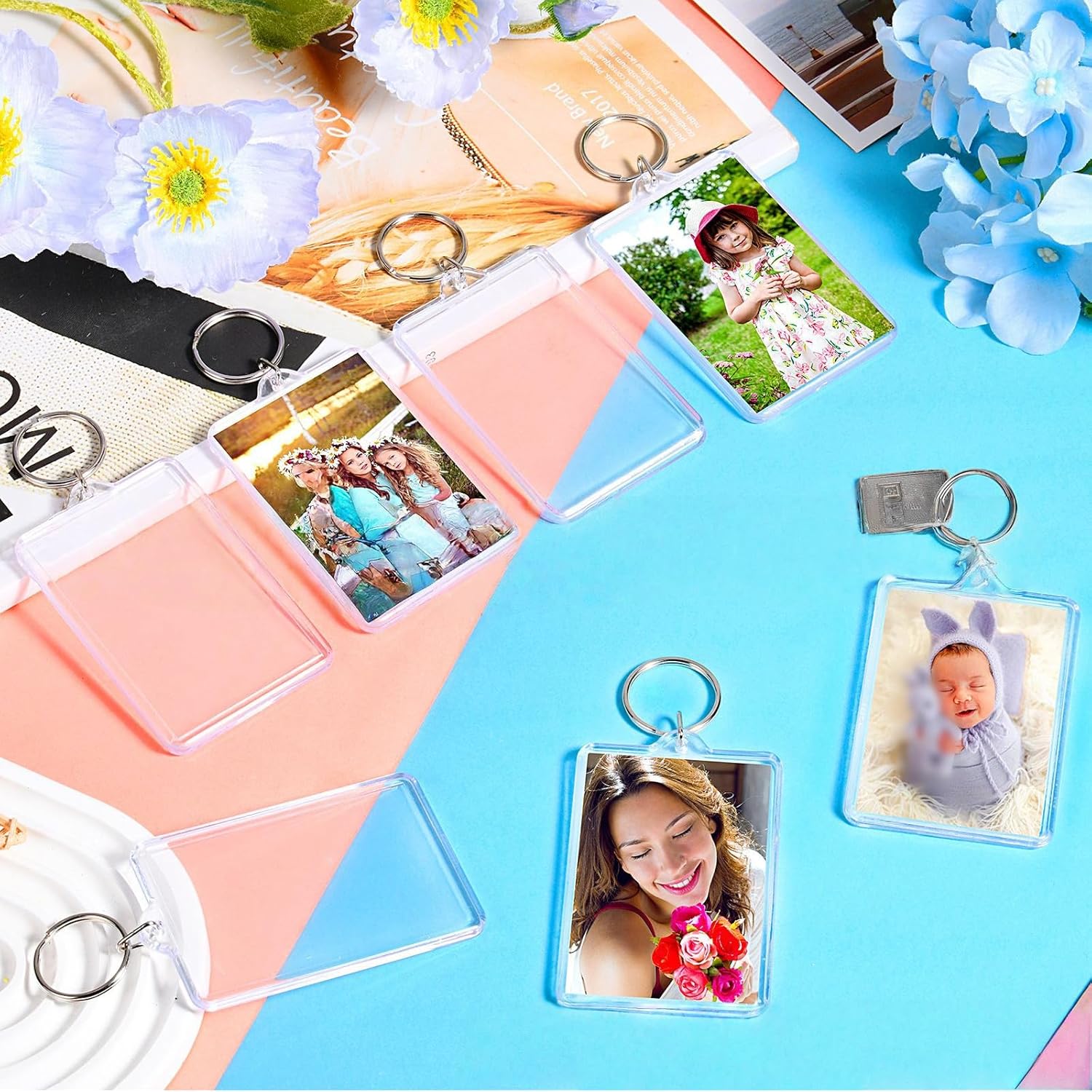 Photo Frame Keychain (1pc)