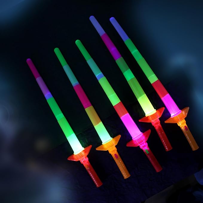 Flashing LED Light Expandable Sword (1pc)