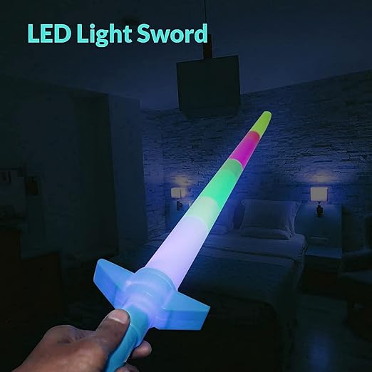 Flashing LED Light Expandable Sword (1pc)