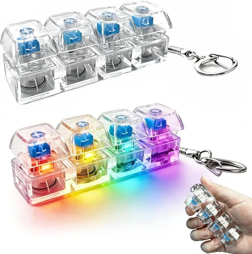 SENSORY Keyboard Fidget Keychain