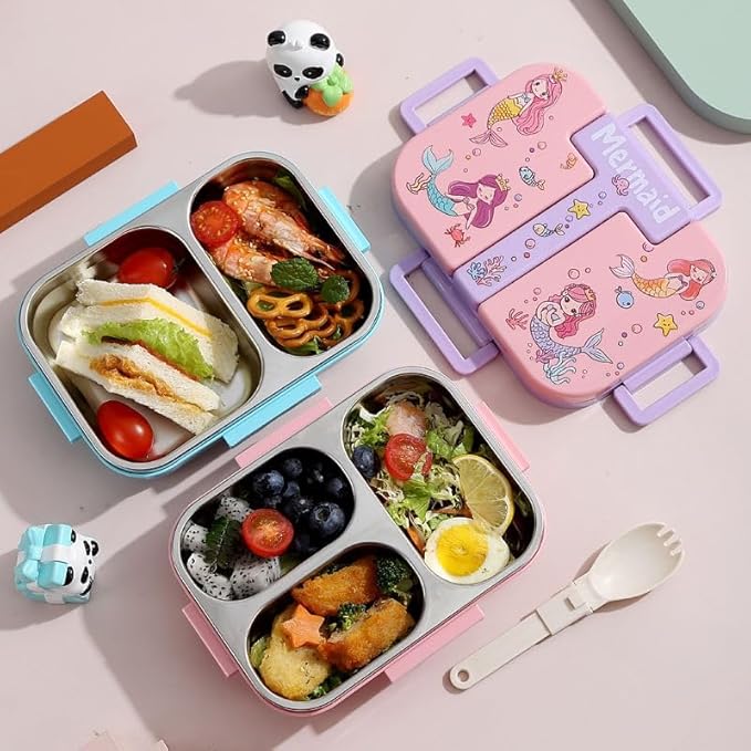 2 partition Bento Lunch Box (600ml)