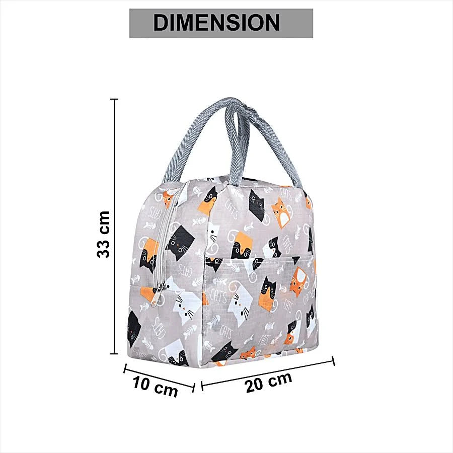 Insulated lunch bags with side cover