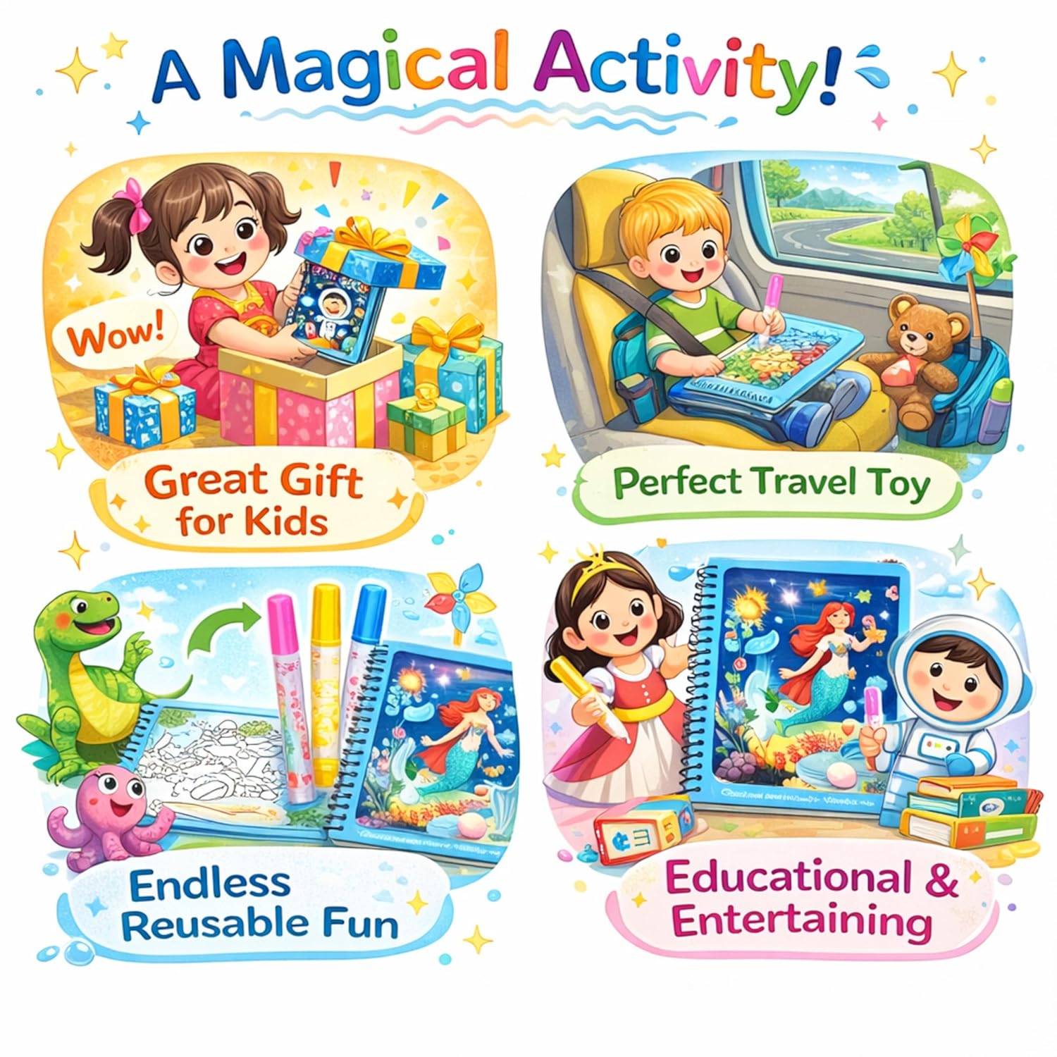 Mini Magic Water Book (1pc)