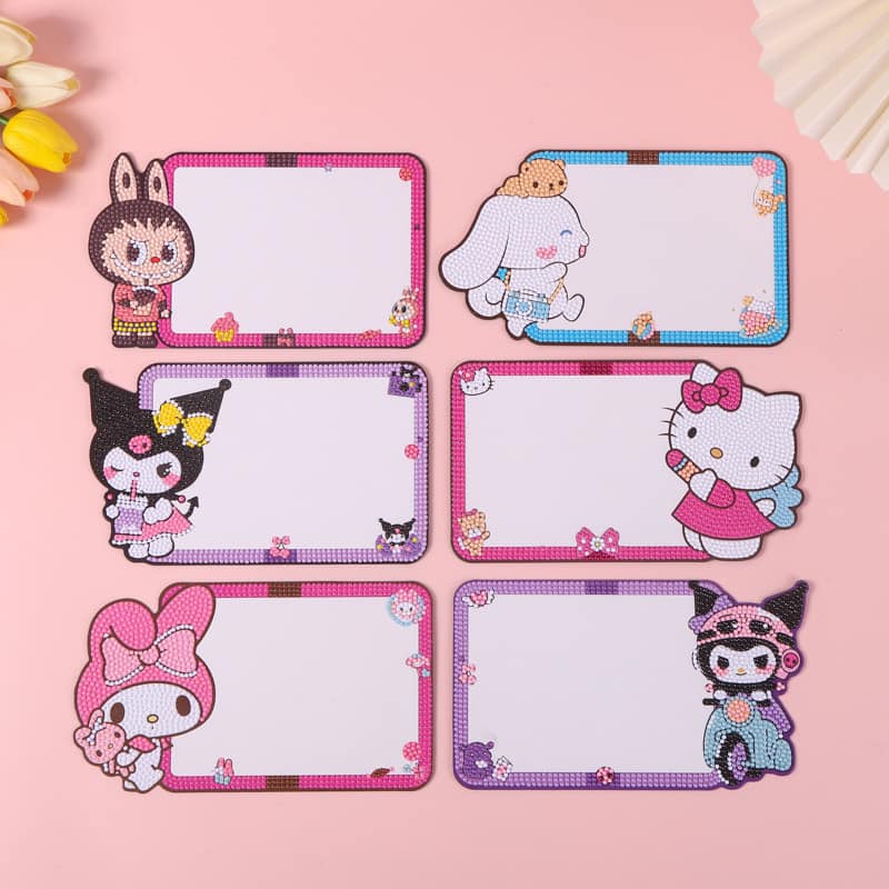 Magnetic DIY diamond kit writing frame