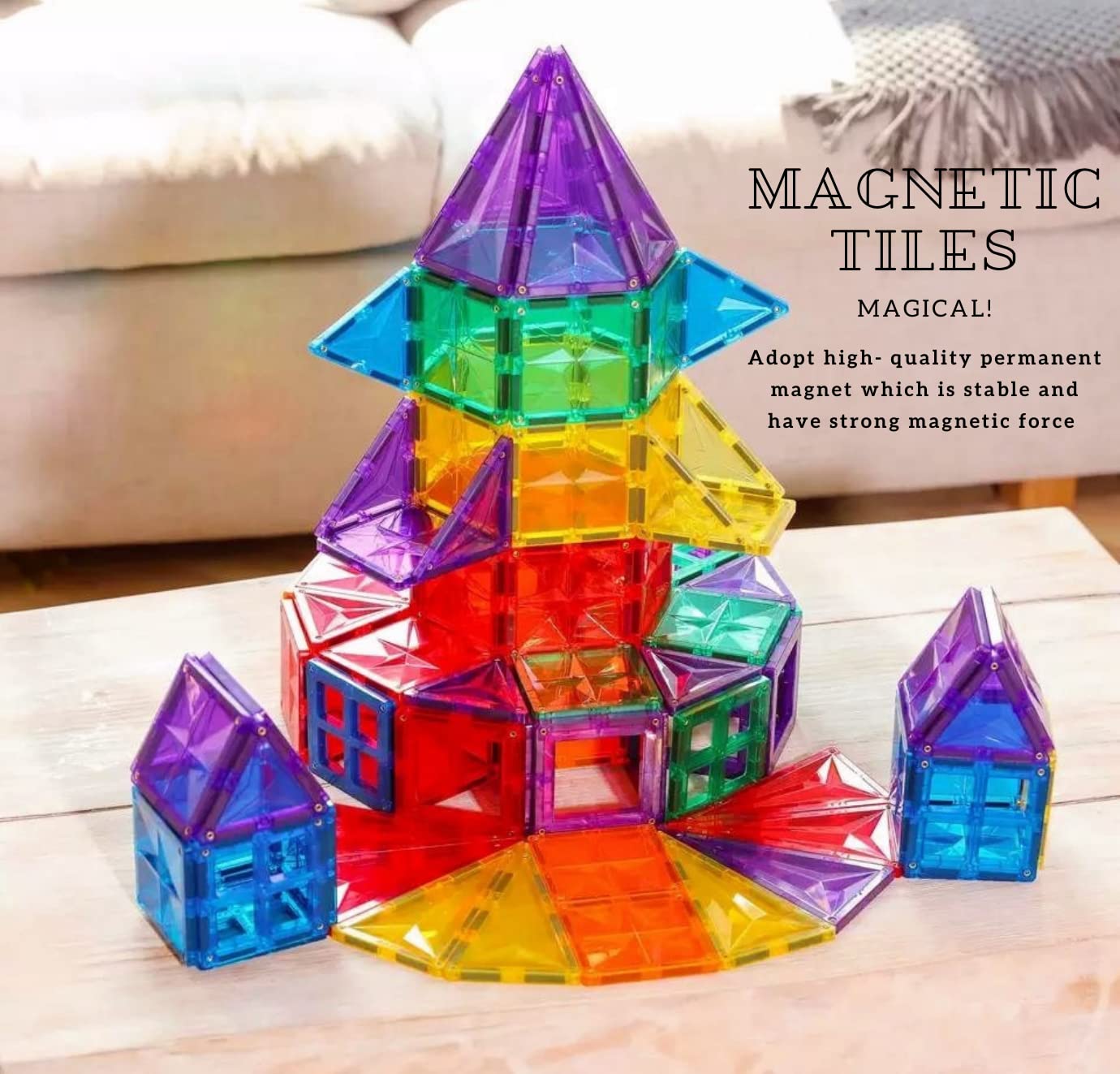 Magnetic Tiles (60pcs)