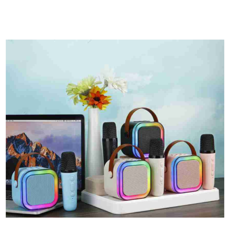 Wireless karaoke speaker with mike