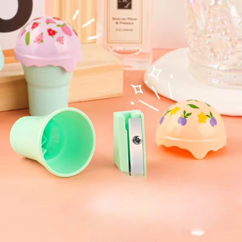 Mushroom Shape Pencil Sharpener (1pc)