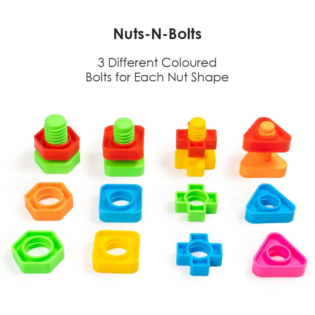 Nuts and Bolts Stacking Toy (12pcs)