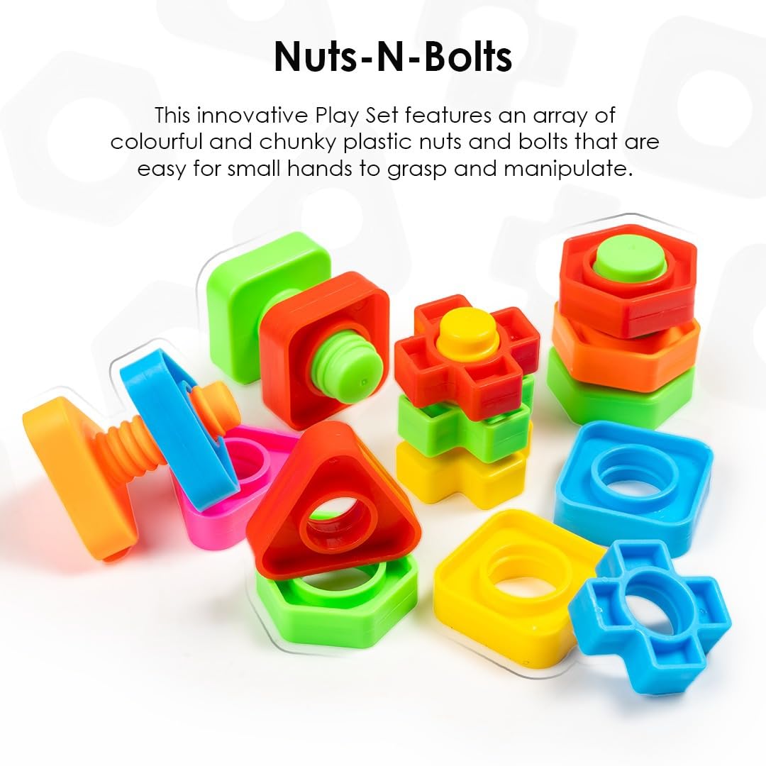 Nuts and Bolts Stacking Toy (12pcs)