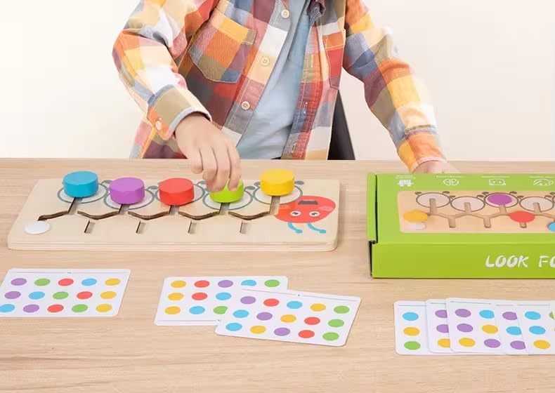 Caterpillar Color Match Maze Game