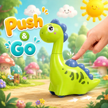 Push & Go Dinosaur Vehicle Toy