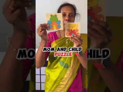 Mom and child puzzle (set of 3)